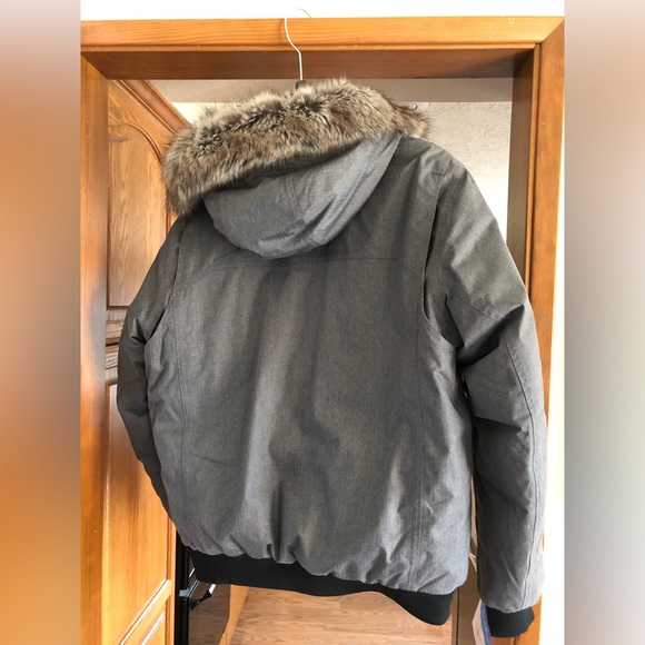 Eddie Bauer Men's Superior Down Parka, grey size large (L) - Picture 7 of 16